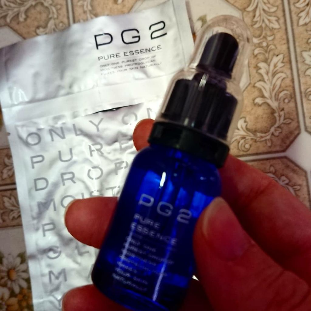 PG2 ピュアエッセンスのクチコミ「PG2ピュアエッセンス
を使用させていただきました💕
こちらは、美容成分プロテオグリカンを原液.....」（1枚目）