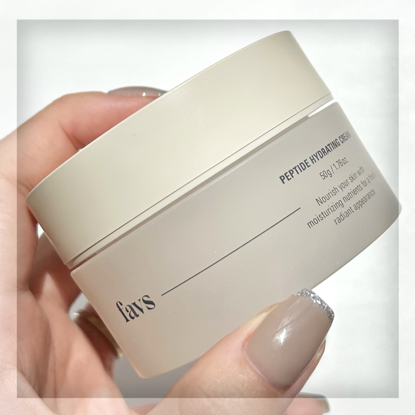 ペプチドハイドレーティングクリーム/favs/フェイスクリームを使ったクチコミ（2枚目）