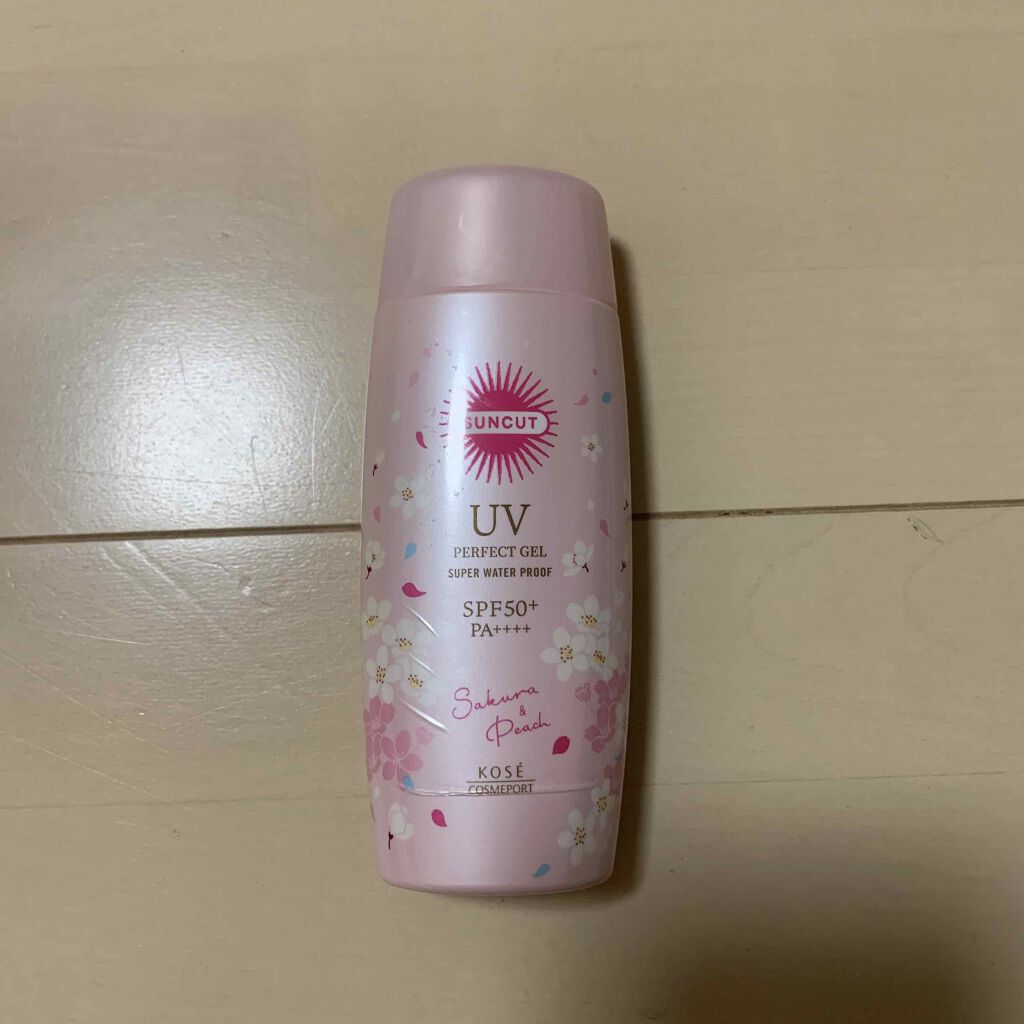 フレグランスUV パーフェクトジェル 桜＆ピーチの香り/サンカット®/日焼け止め・UVケアを使ったクチコミ（1枚目）