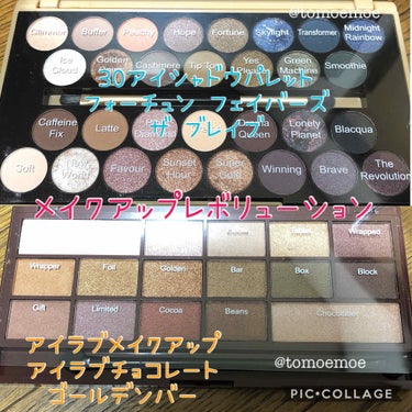 30アイシャドウパレット フォーチュンフェイバーズ ザブレイブ/MAKEUP REVOLUTION/パウダーアイシャドウを使ったクチコミ（1枚目）