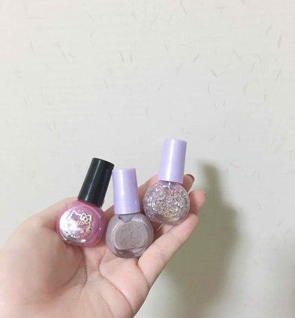 キキララ ネイル/DAISO/マニキュアを使ったクチコミ(2枚目)