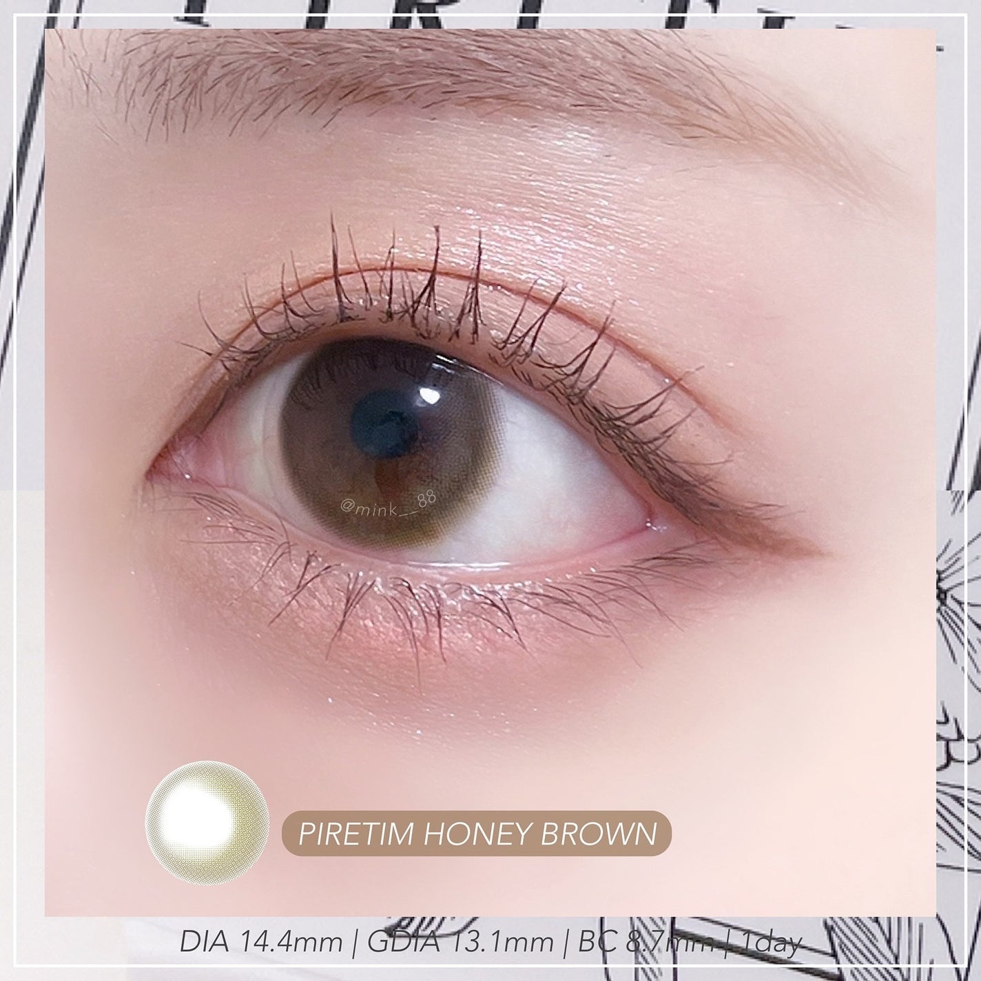 ピレティム/ピレティム/ワンデー(1DAY)カラコンを使ったクチコミ(3枚目)