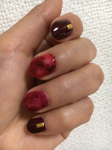 UR GLAM　COLOR NAIL SELECTION RD2＜グラスカラー＞/U R GLAM/マニキュアを使ったクチコミ（3枚目）