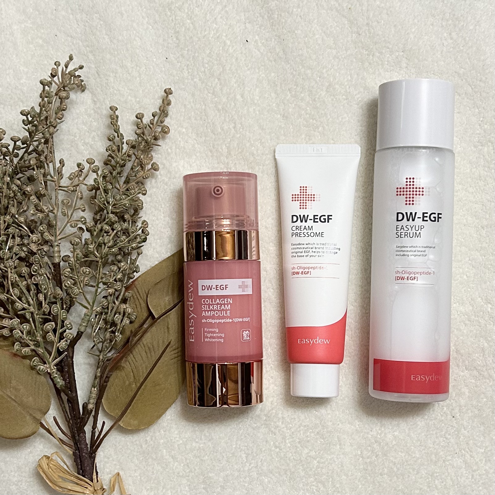 DW-EGFコラーゲンシルクリームセラム /Easydew/美容液を使ったクチコミ（1枚目）