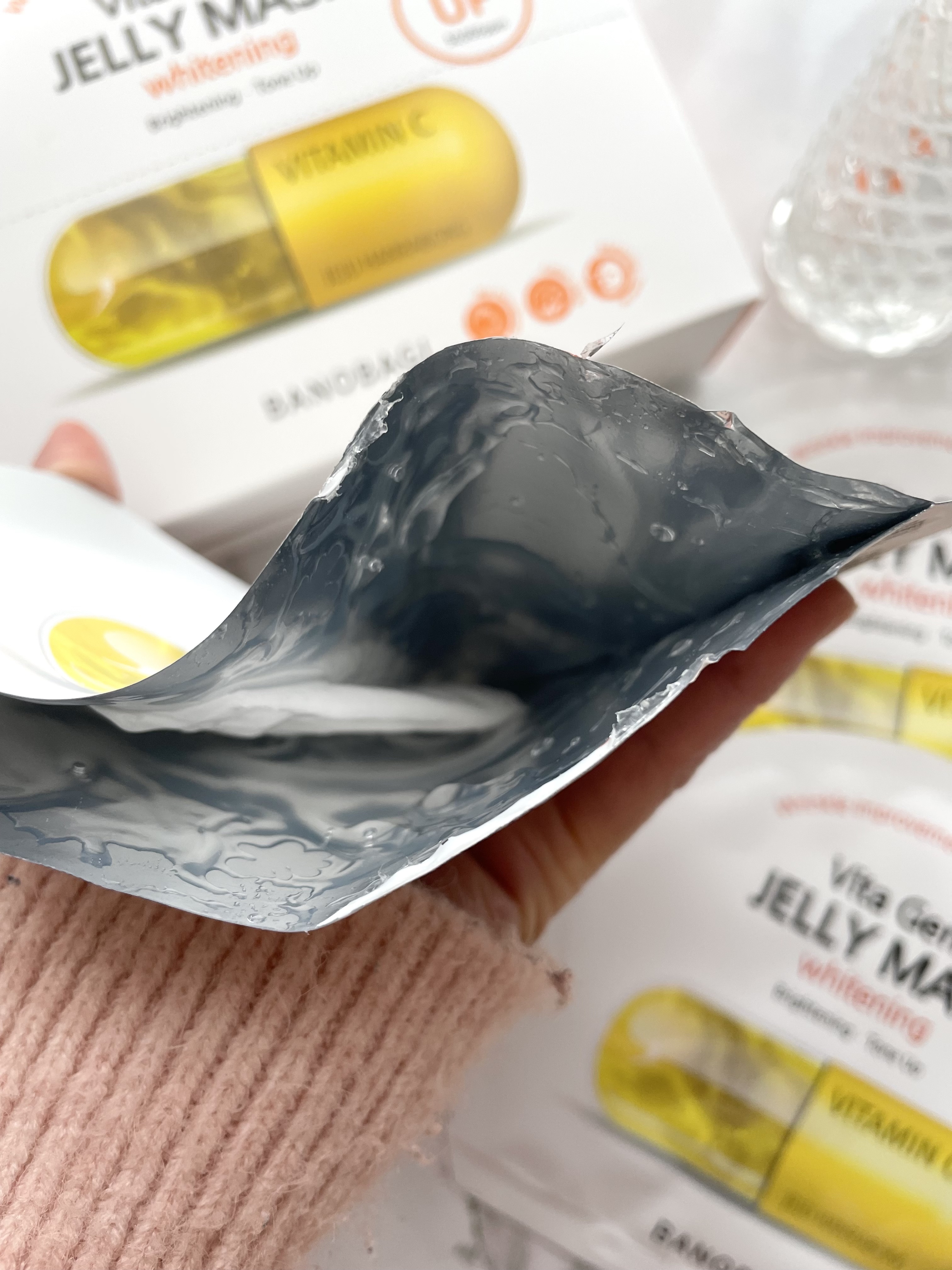 ビタ ジェニックゼリーマスク/BANOBAGI/シートマスク・パックを使ったクチコミ（2枚目）