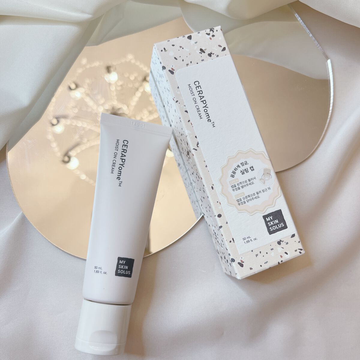 CERAPYome Moist On Cream/my skin solus/フェイスクリームを使ったクチコミ(1枚目)