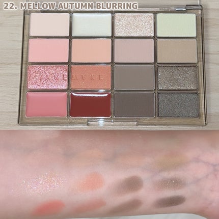 ソフトブラーリングアイパレット/wakemake/アイシャドウパレットを使ったクチコミ(6枚目)