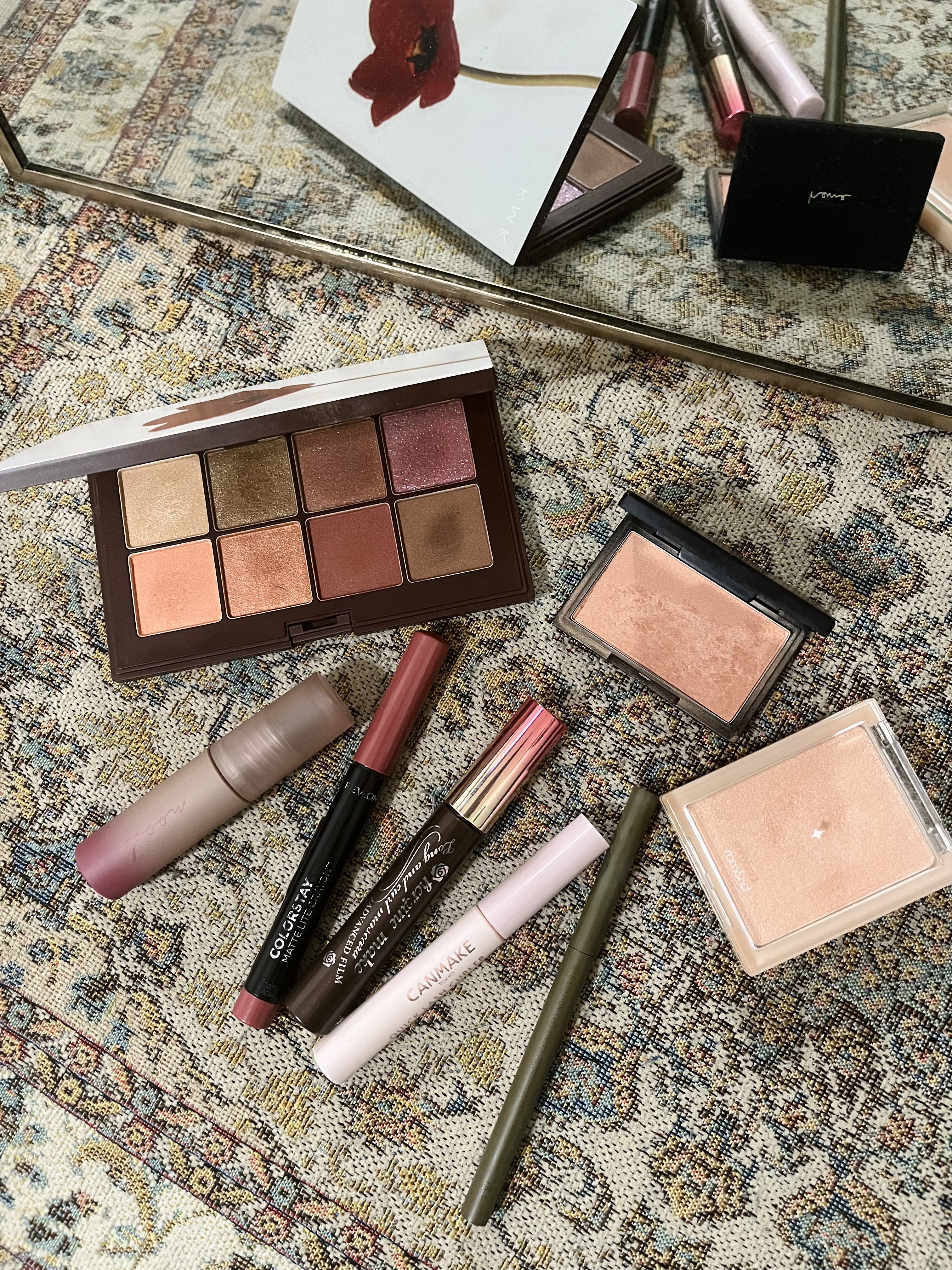 ウォーム メモリーズ アイシャドウパレット/RMK/アイシャドウパレットを使ったクチコミ（1枚目）