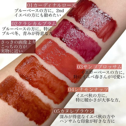 センシュアルフィックスティント/Ririmew/リップティントを使ったクチコミ(4枚目)