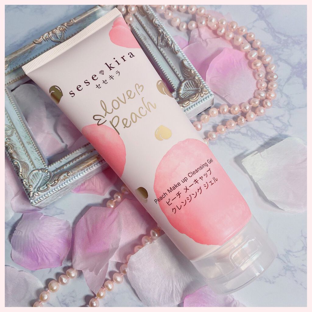 ピーチメーキャップクレンジングジェル/sesekira/クレンジングジェルを使ったクチコミ(1枚目)