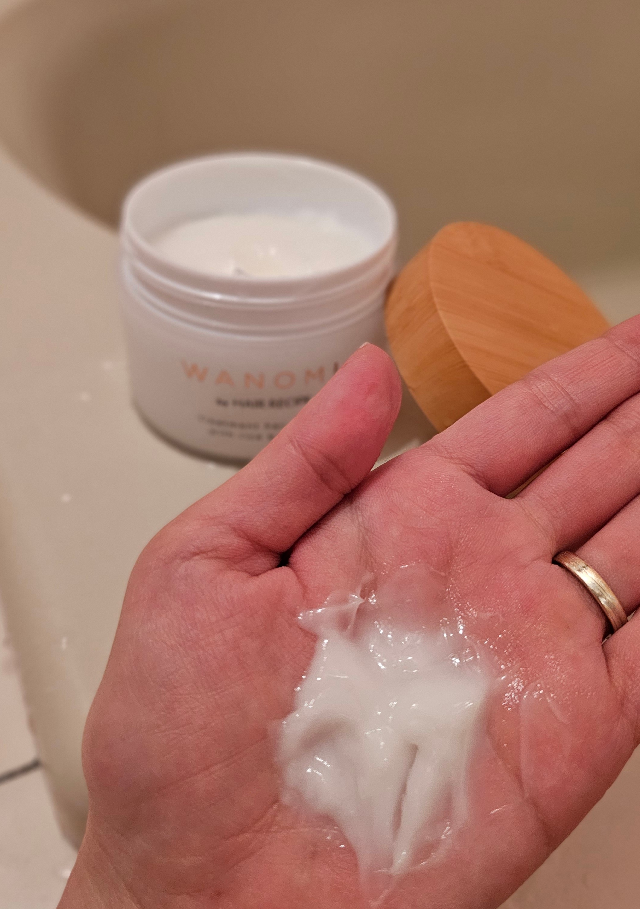 とろとろ トリートメント ヘアマスク/WANOMI/ヘアマスク・ヘアパックを使ったクチコミ（3枚目）