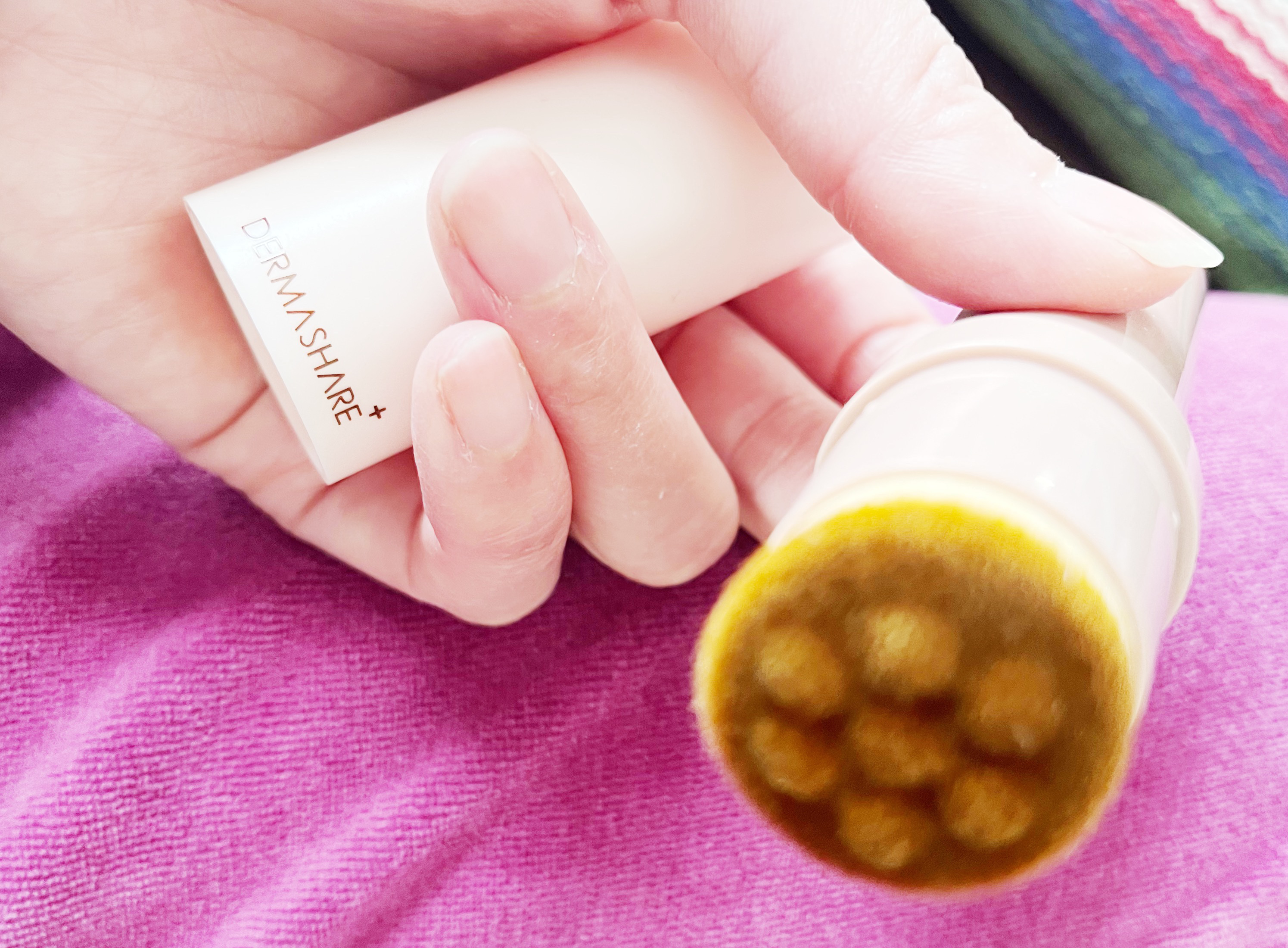 ヴィーガンナチュラルカバースティックファンデーション/DERMASHARE/その他ファンデーションを使ったクチコミ（2枚目）