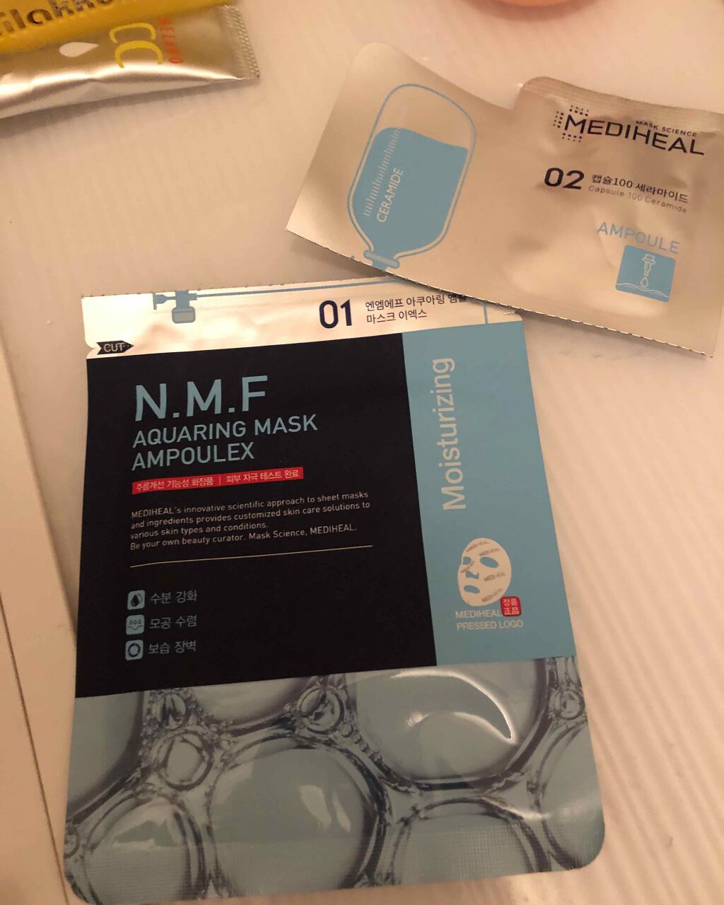 N.M.FアクアアンプルマスクJEX/MEDIHEAL/シートマスク・パックを使ったクチコミ（1枚目）
