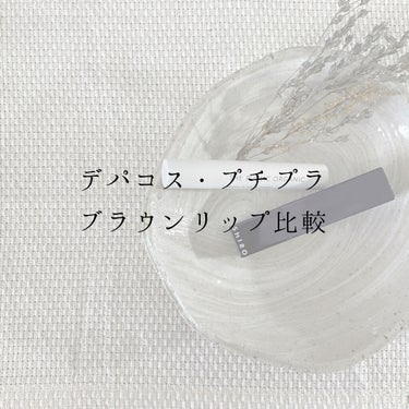 オーガニック認証 精油カラーリップスティック アーバンブラウン(限定)/THE PUBLIC ORGANIC/口紅を使ったクチコミ（1枚目）