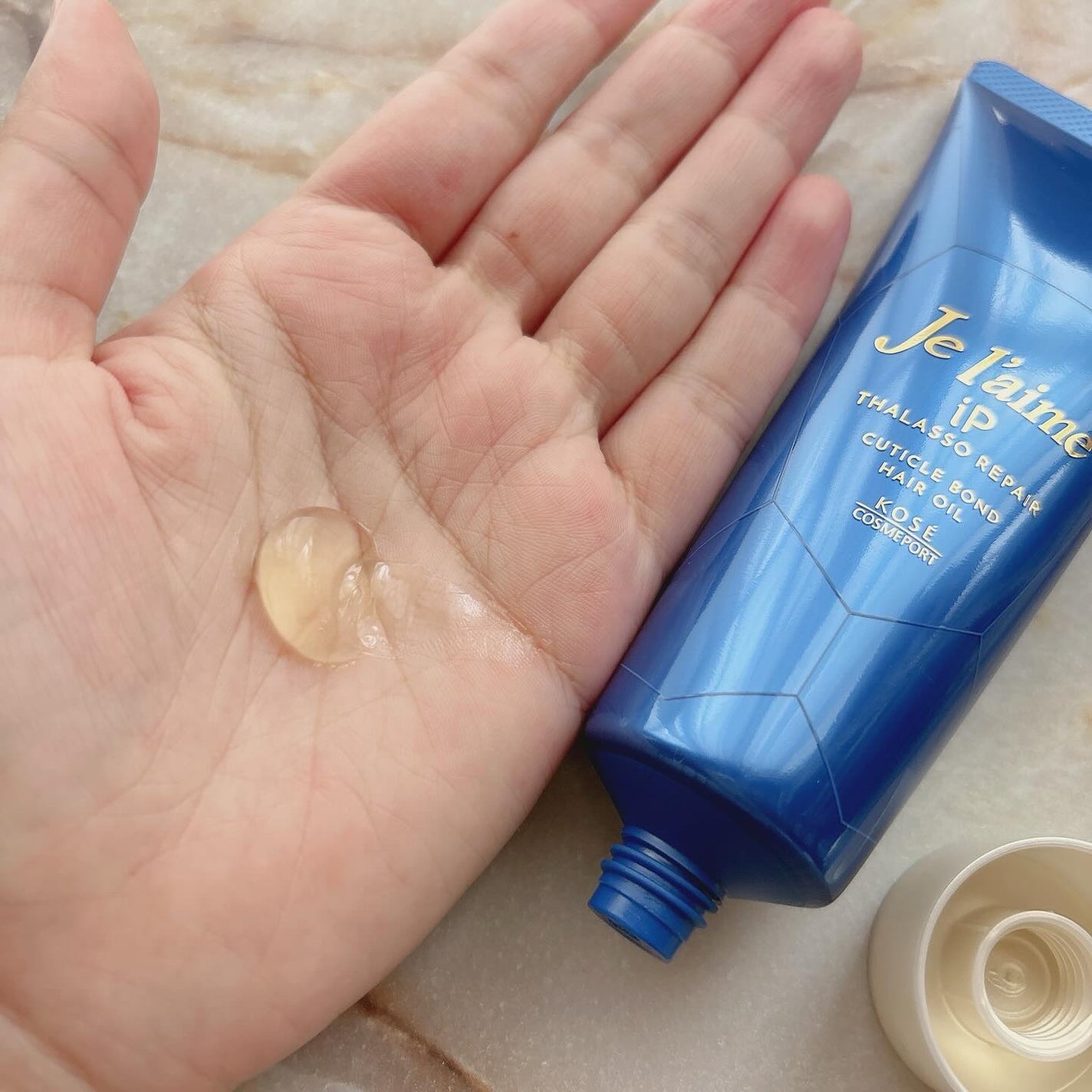 ジュレーム iP タラソリペア キューティクルボンド ヘアオイル/Je l'aime/ヘアオイルを使ったクチコミ(2枚目)