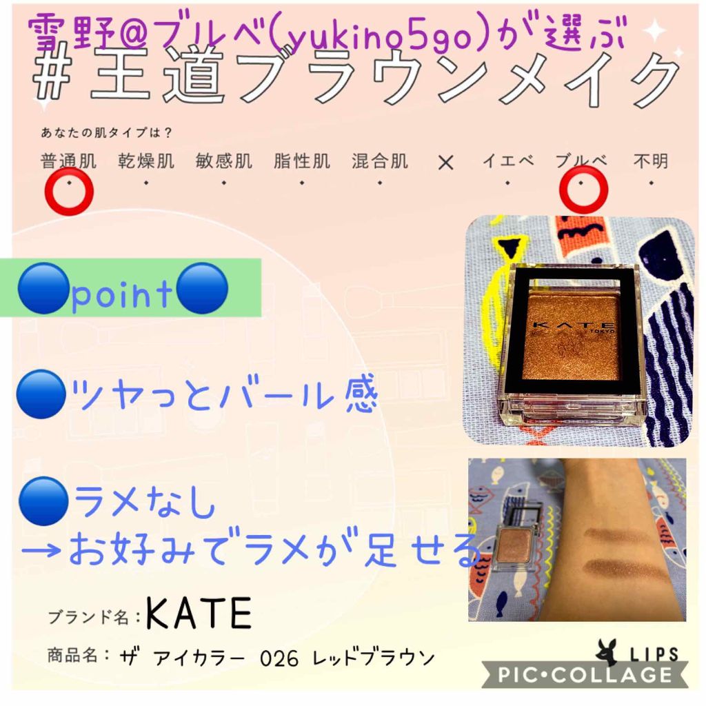 ケイト ザ アイカラー/KATE/単色アイシャドウを使ったクチコミ(1枚目)