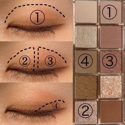 プロ アイ パレット/CLIO/アイシャドウパレットを使ったクチコミ(3枚目)