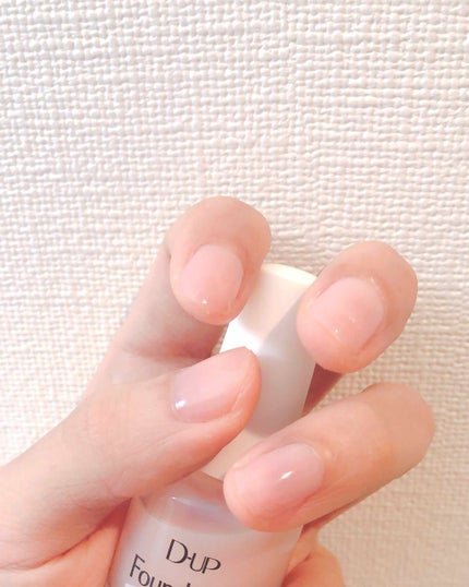 ディーアップファンデーション/D-UP/ネイルベースコートを使ったクチコミ(1枚目)
