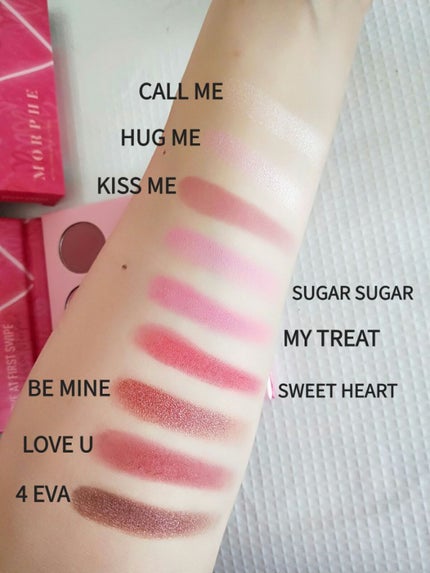 9Y Heart Candy Artistry Palette/Morphe/アイシャドウパレットを使ったクチコミ(3枚目)