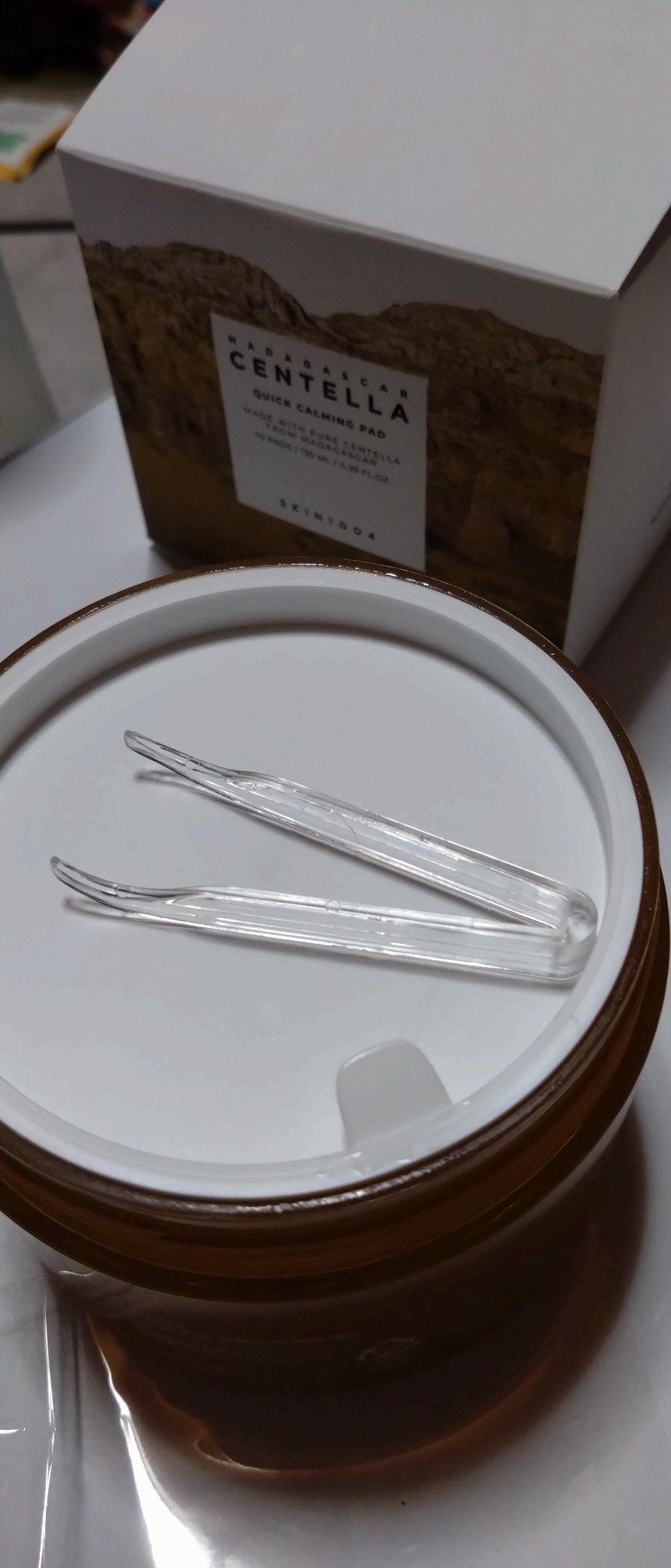 センテラ クイックカーミングパッド/SKIN1004/トナーパッドを使ったクチコミ（3枚目）