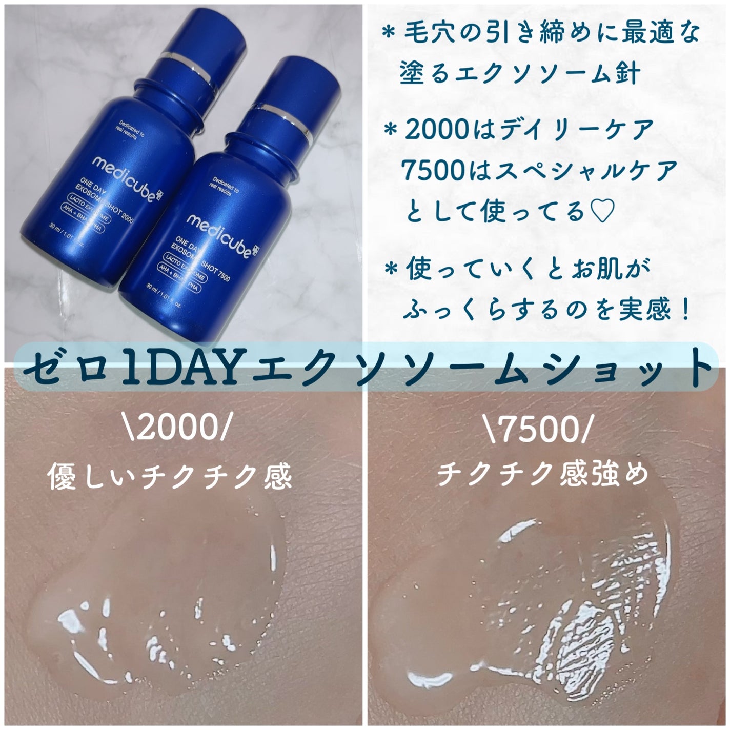 ゼロ1DAYエクソソームショット2000/MEDICUBE/美容液を使ったクチコミ(1枚目)