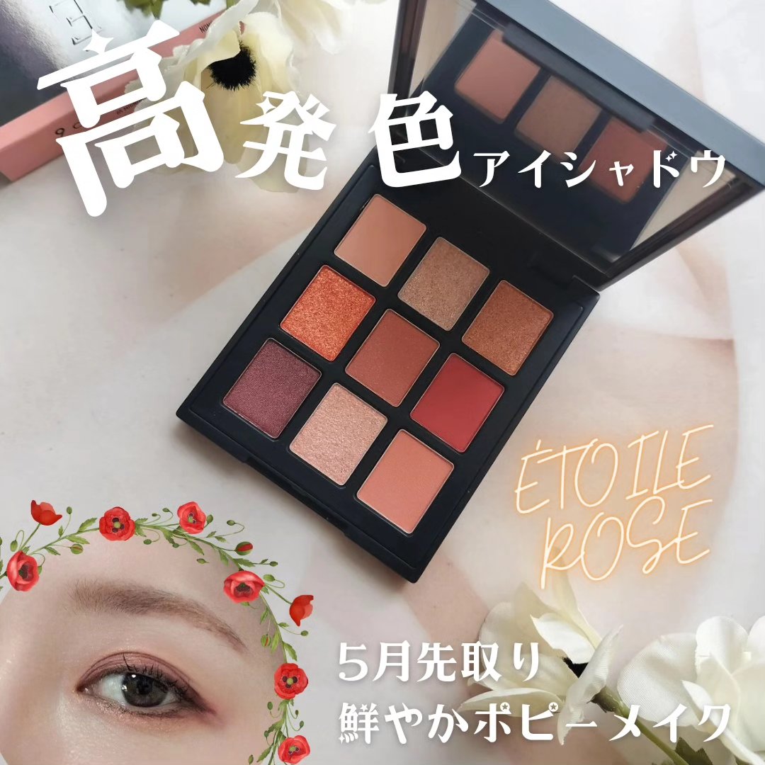 エトワルローズ 9色アイシャドウ 05 ミニョン/Étoile Rose/アイシャドウパレットを使ったクチコミ（1枚目）