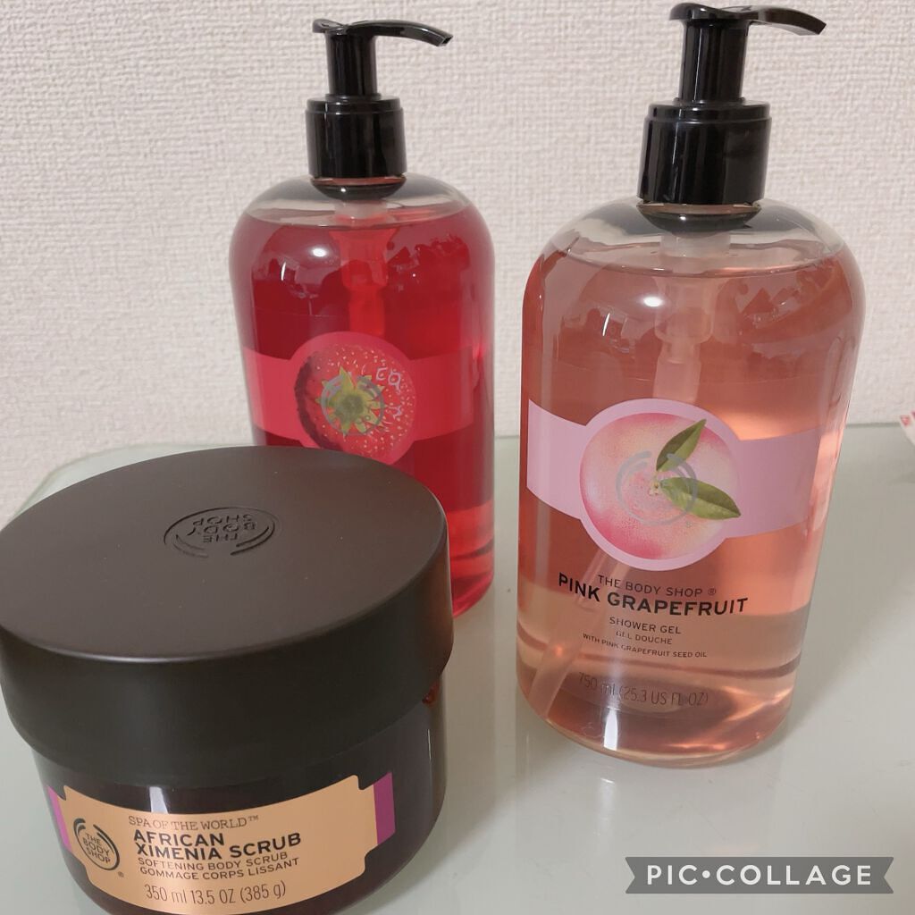 アフリカン ソフトニングボディスクラブ/THE BODY SHOP/ボディスクラブを使ったクチコミ(1枚目)