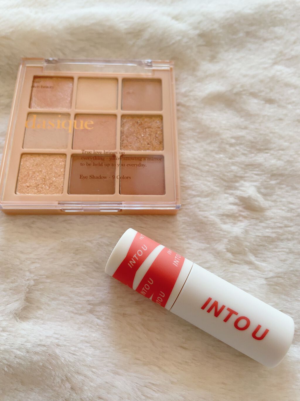 スーパーマットリップ＆チークマッド/INTO U/口紅を使ったクチコミ（1枚目）