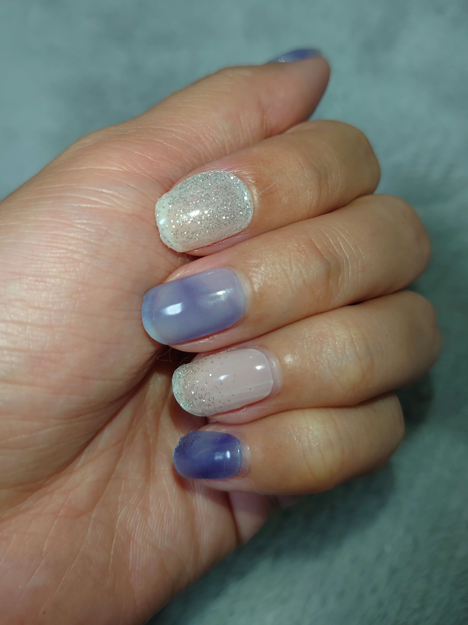 ジェルミーペタリー 13 ブルーフェアリー/ジェルミーワン/ネイルシールを使ったクチコミ（1枚目）