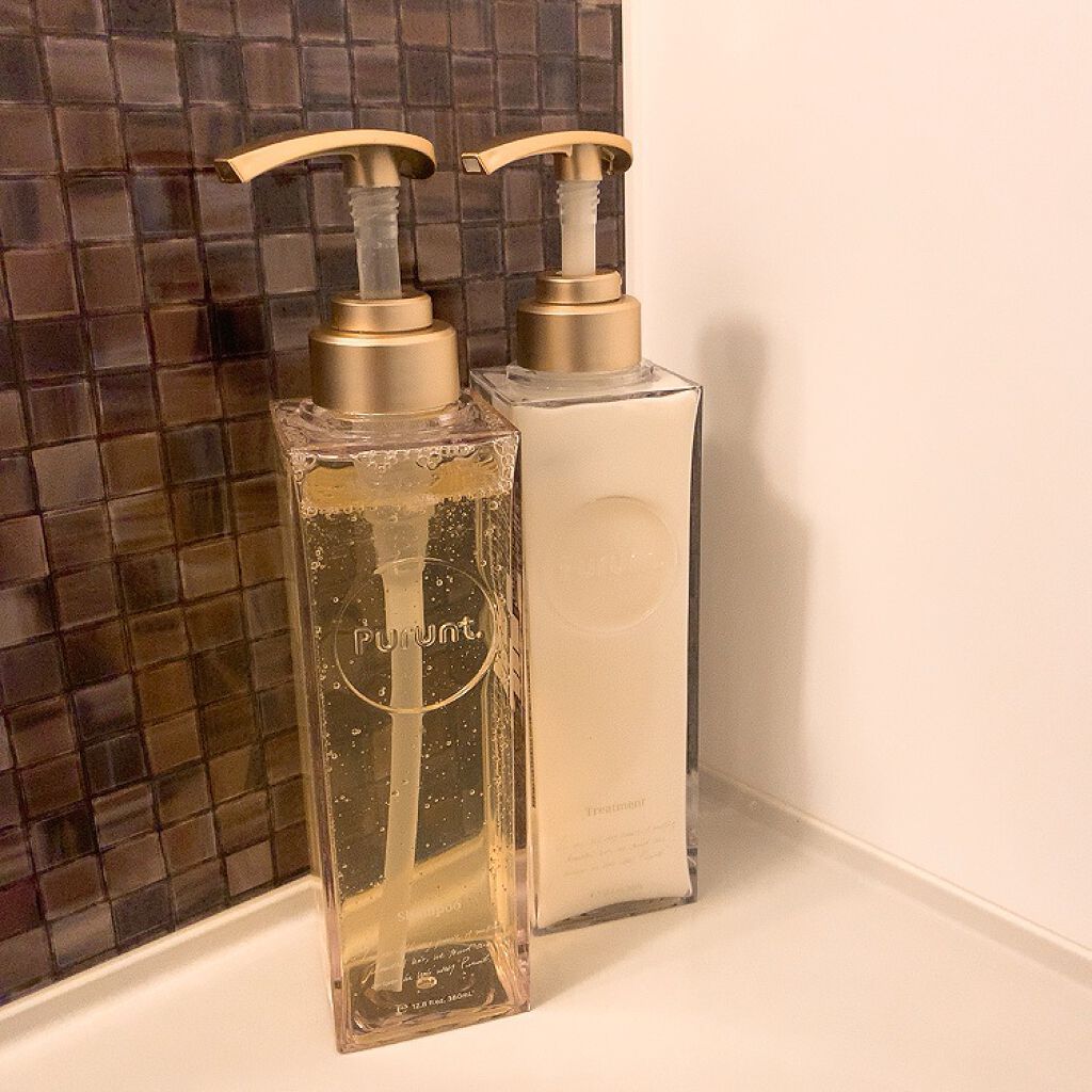 プルント モイストリッチ美容液シャンプー／モイストリッチリペア美容液トリートメント/Purunt./市販シャンプーを使ったクチコミ（1枚目）