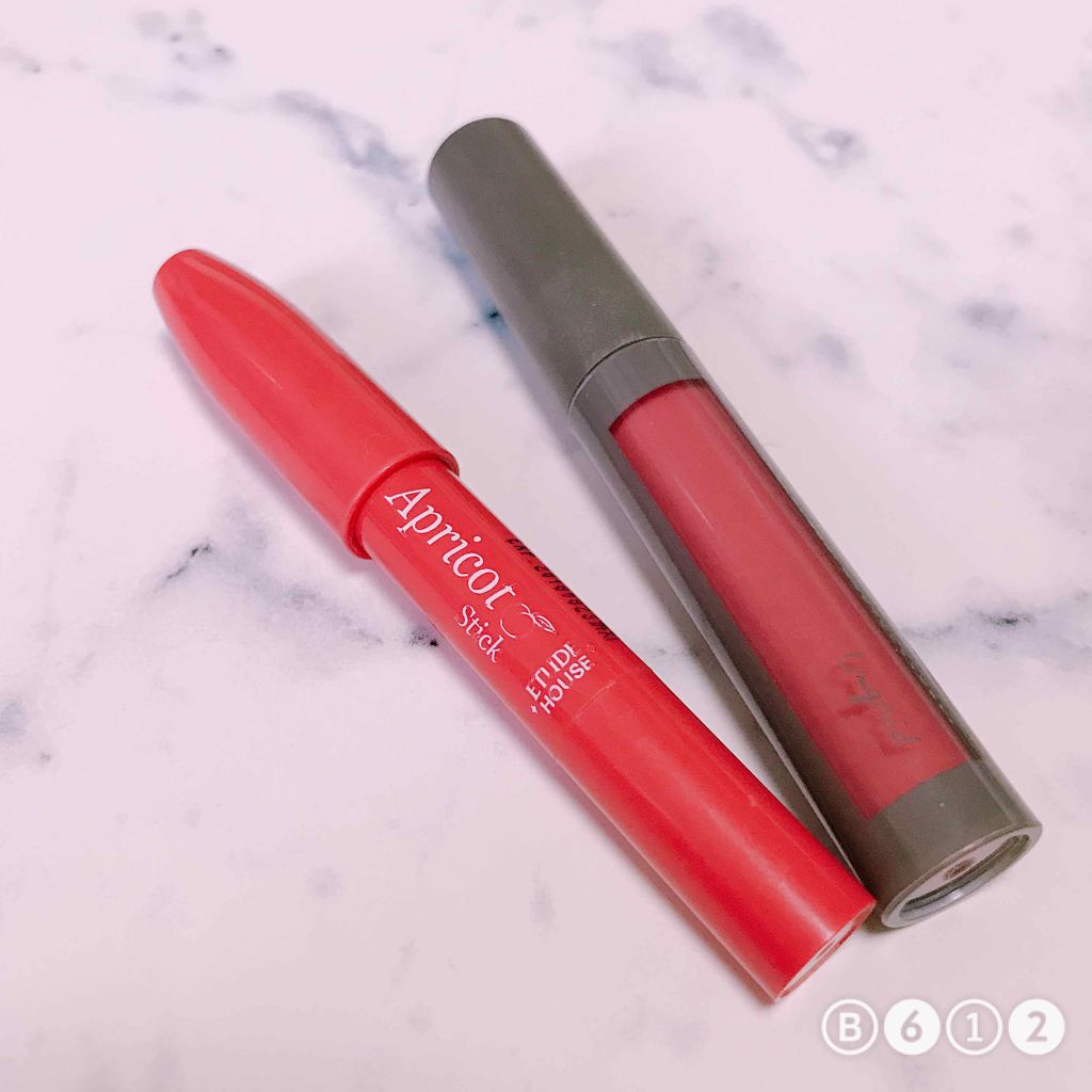 アプリコット スティックグロス/ETUDE/リップグロスを使ったクチコミ（1枚目）