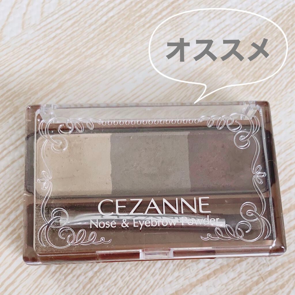 ノーズ&アイブロウパウダー/CEZANNE/パウダーアイブロウを使ったクチコミ(1枚目)