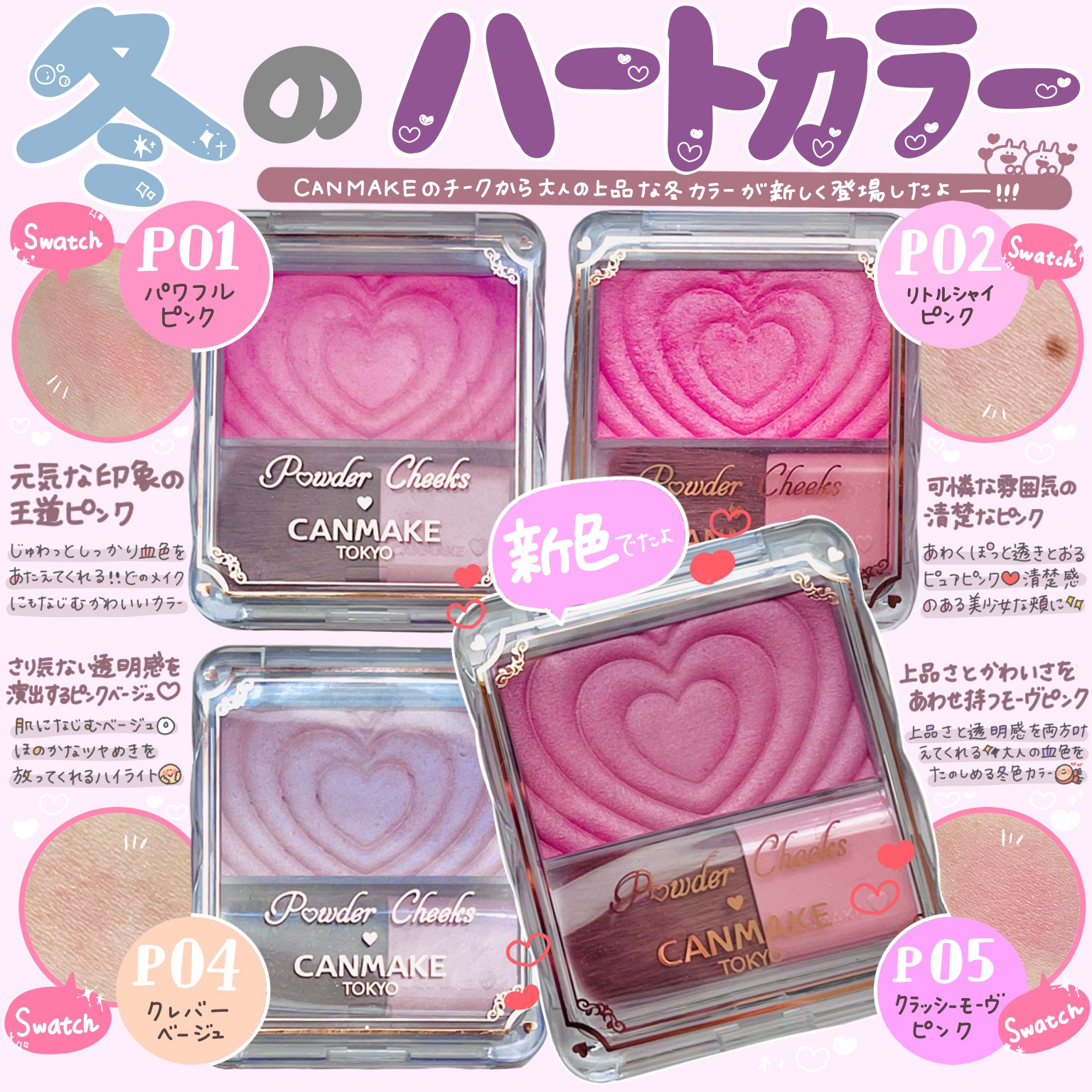 パウダーチークス/キャンメイク/パウダーチークを使ったクチコミ（1枚目）