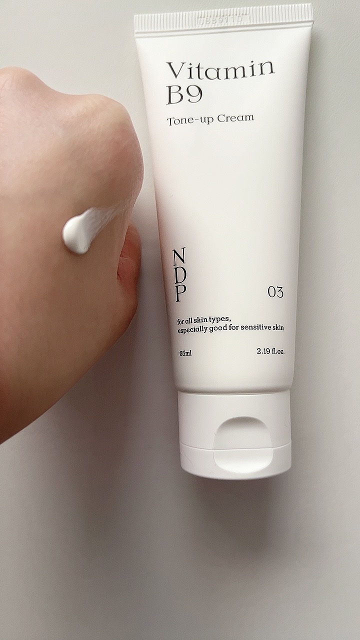 ビタミンB9トーンアップクリーム/NATURAL DERMA PROJECT/化粧下地を使ったクチコミ（2枚目）