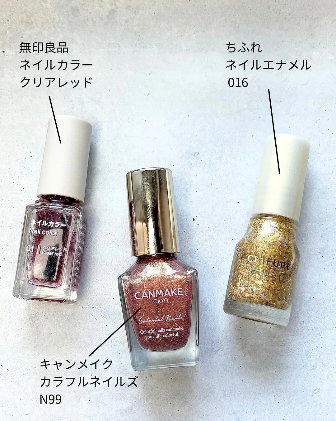 カラフルネイルズ/キャンメイク/マニキュアを使ったクチコミ(3枚目)