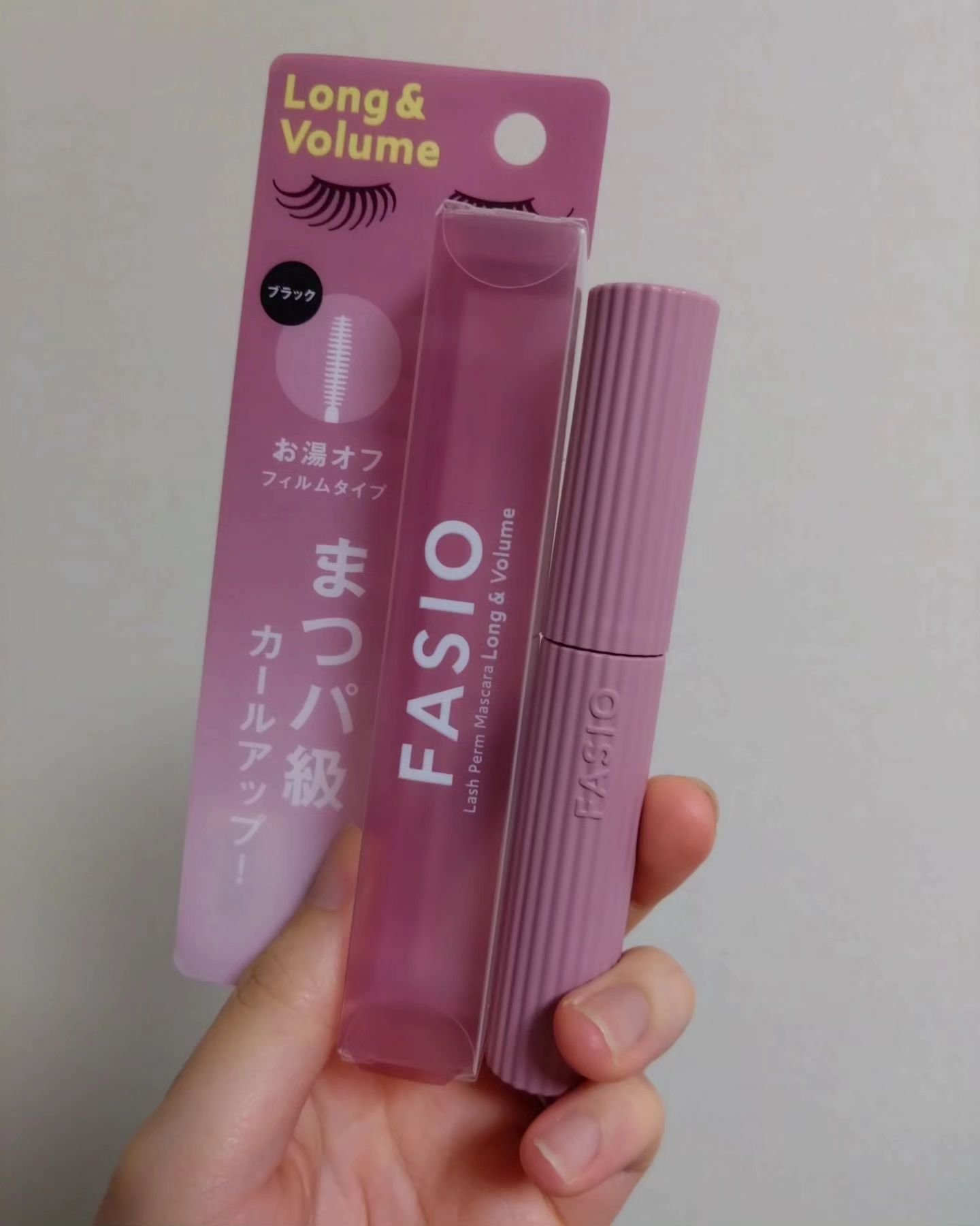 まつパ級 フィルム マスカラ (ロング&ボリューム)/FASIO/マスカラを使ったクチコミ（1枚目）