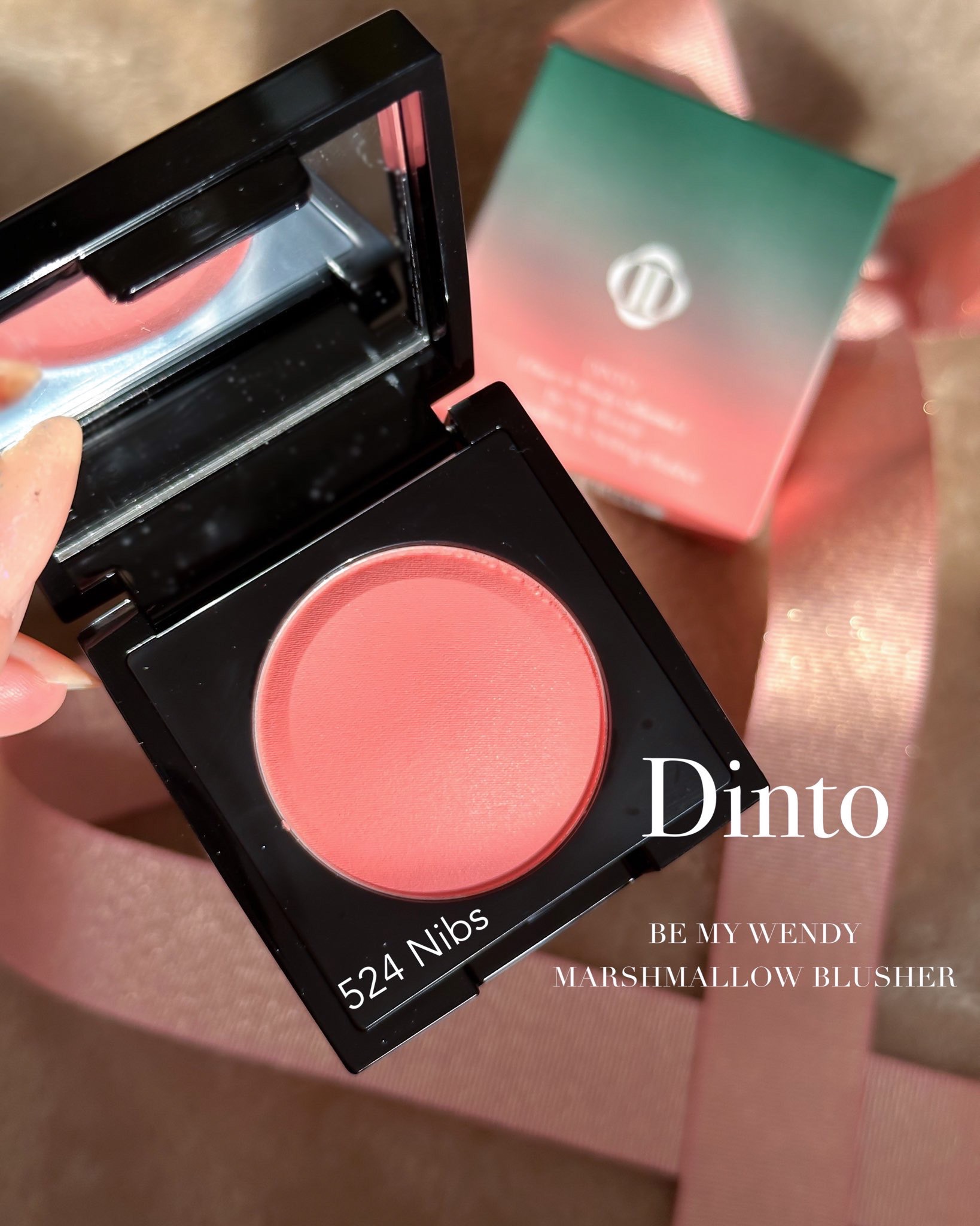 (Peter＆Wendy Collection) Be My Wendy Marshmallow Blusher 524 Nibs/Dinto/ジェル・クリームチークを使ったクチコミ（1枚目）