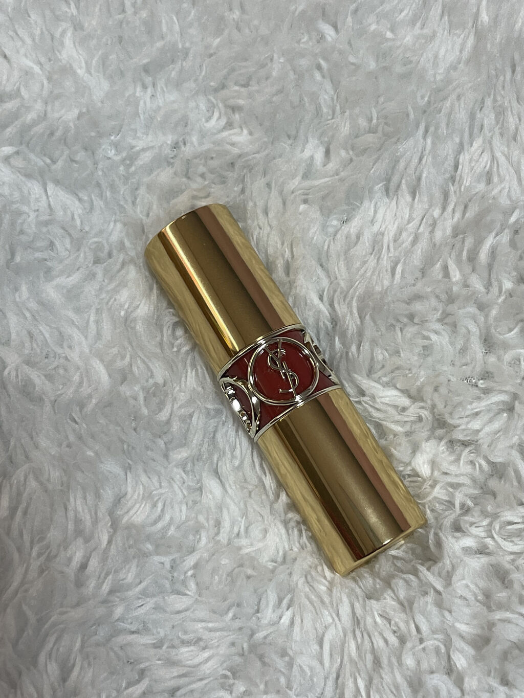 ルージュ ヴォリュプテ シャイン/YVES SAINT LAURENT BEAUTE/口紅を使ったクチコミ（2枚目）