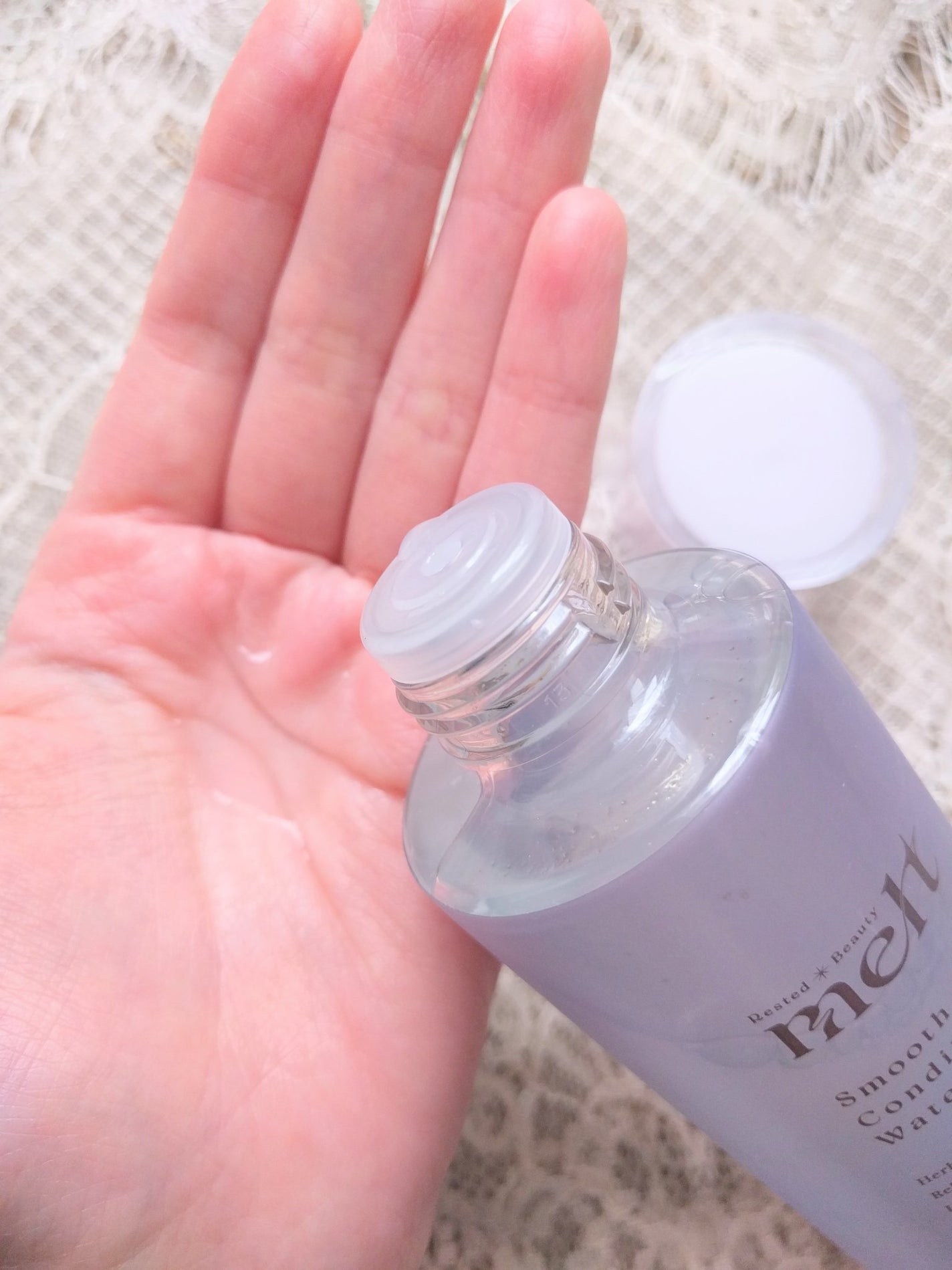 スムース コンディショニング ウォーター/melt/アウトバストリートメントを使ったクチコミ(3枚目)