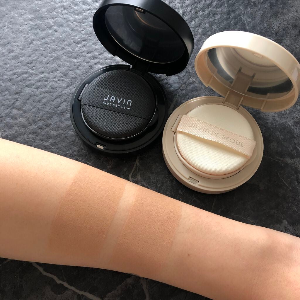 ジャビンドゥソウル ウインクファンデーションパクト/Javin De Seoul/クッションファンデーションを使ったクチコミ(9枚目)