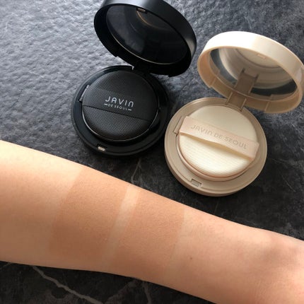 ジャビンドゥソウル ウインクファンデーションパクト/Javin De Seoul/クッションファンデーションを使ったクチコミ(9枚目)