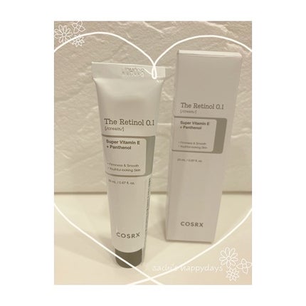 RXザ・レチノール0.1クリーム/COSRX/フェイスクリームを使ったクチコミ(1枚目)