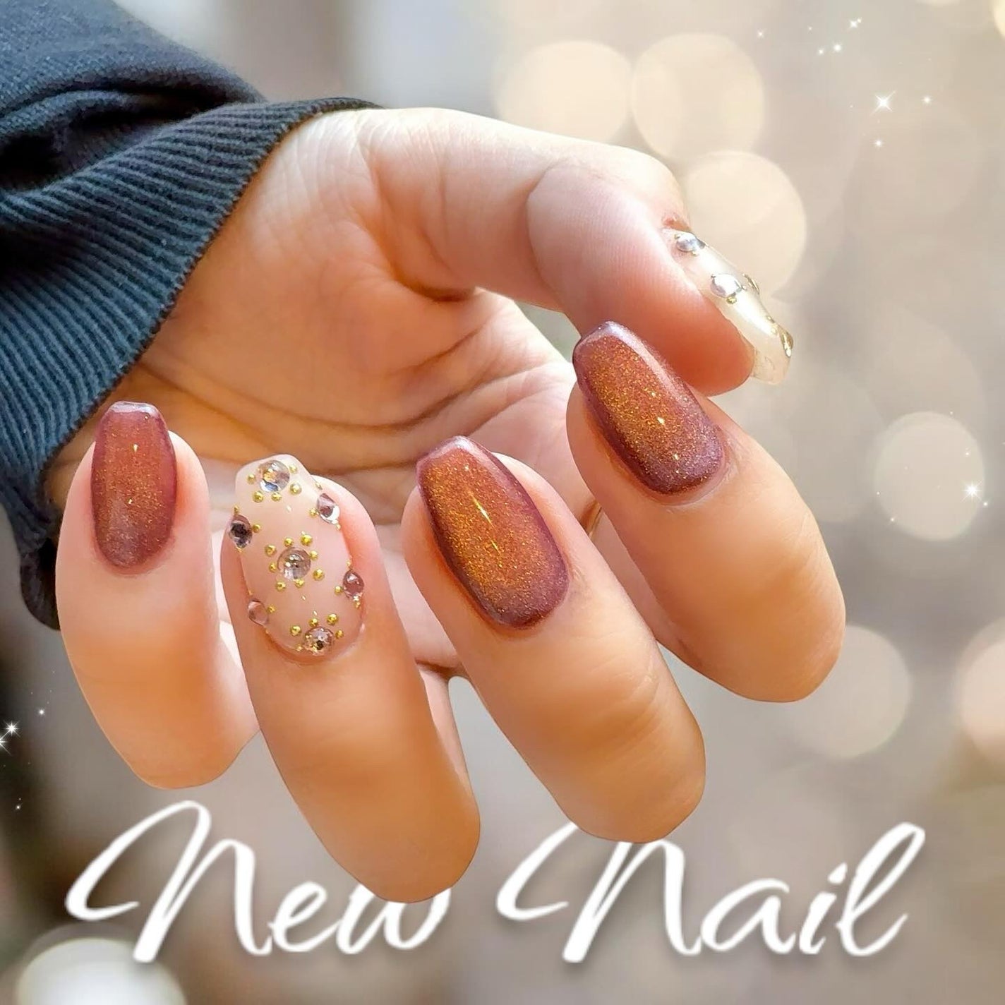 REMO ✩ on LIPS 「NewNail.*。꙳bijou×mag💎シンプルだけど..」(1枚目)