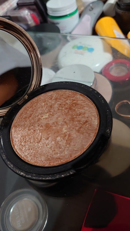 ルミナスマーブルハイライター/TONYMOLY/パウダーハイライトを使ったクチコミ(3枚目)