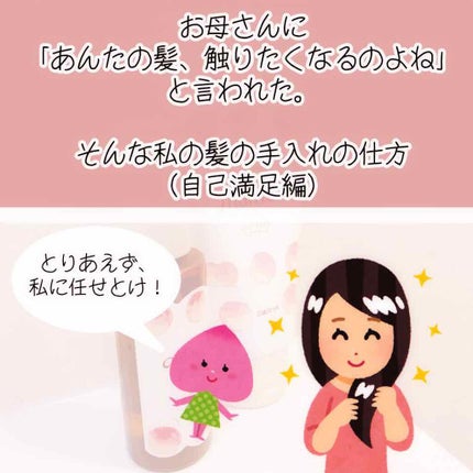しっとりまとまるヘアクリーム /モモリ/ヘアミルクを使ったクチコミ(1枚目)