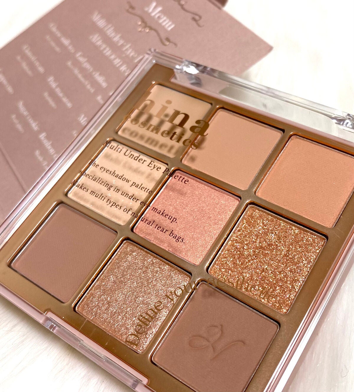 マルチアンダーアイパレット/hina cosmetics/アイシャドウパレットを使ったクチコミ(1枚目)