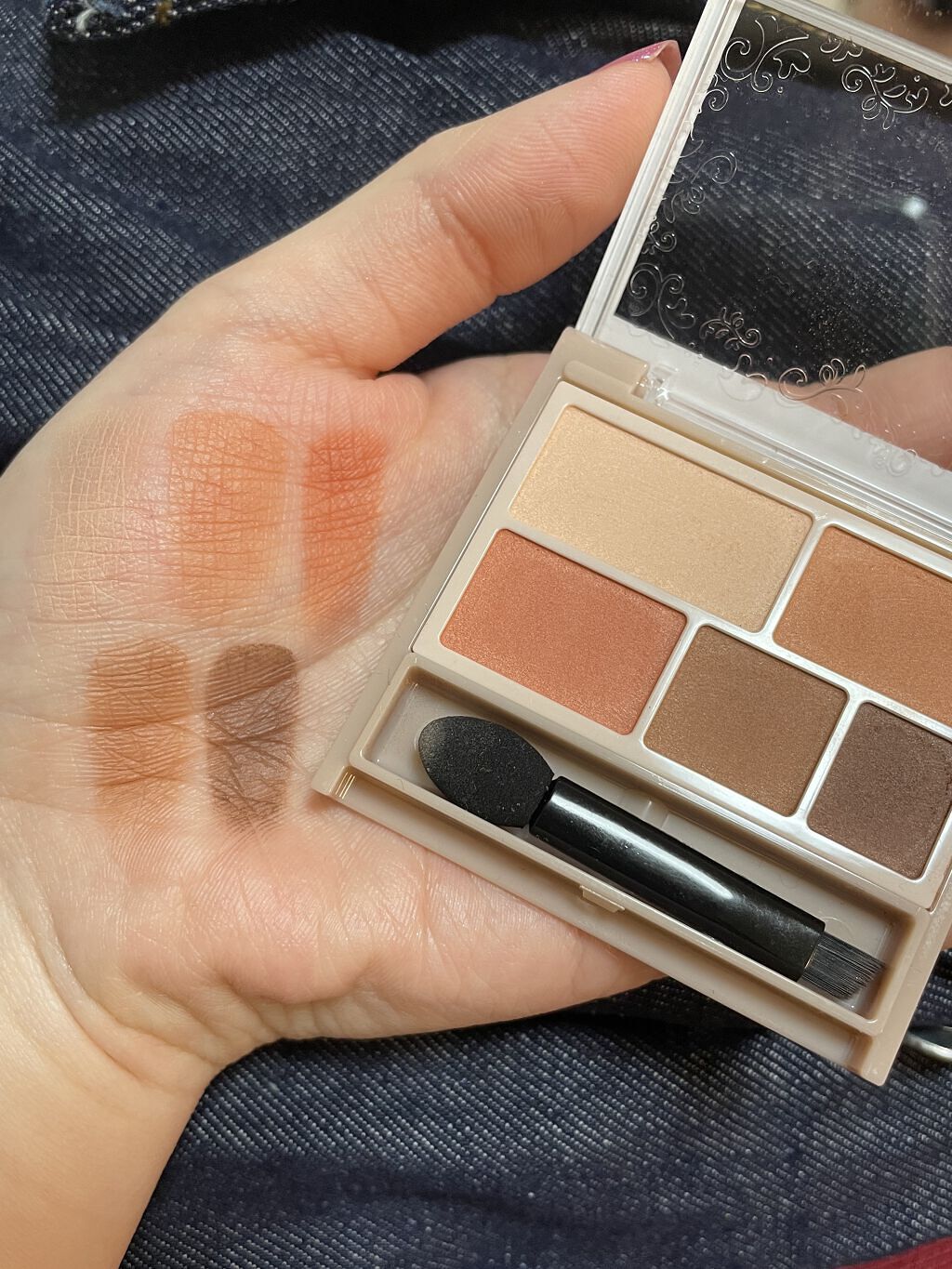 パーフェクトマルチアイズ/キャンメイク/アイシャドウパレットを使ったクチコミ（3枚目）