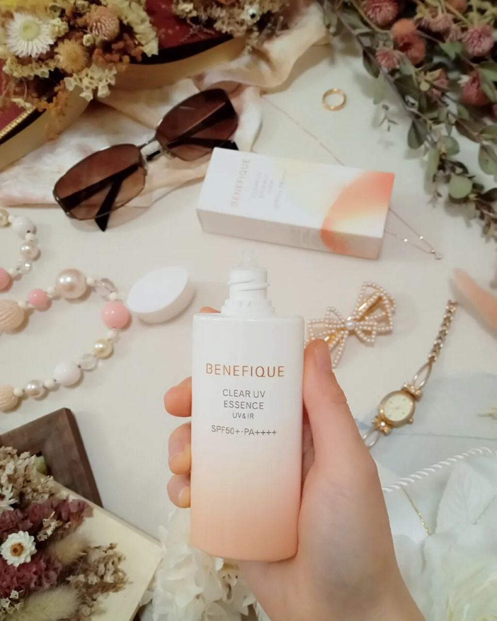 ベネフィーク クリア UV エッセンス(UV&IR)/BENEFIQUE/日焼け止めローションを使ったクチコミ(2枚目)