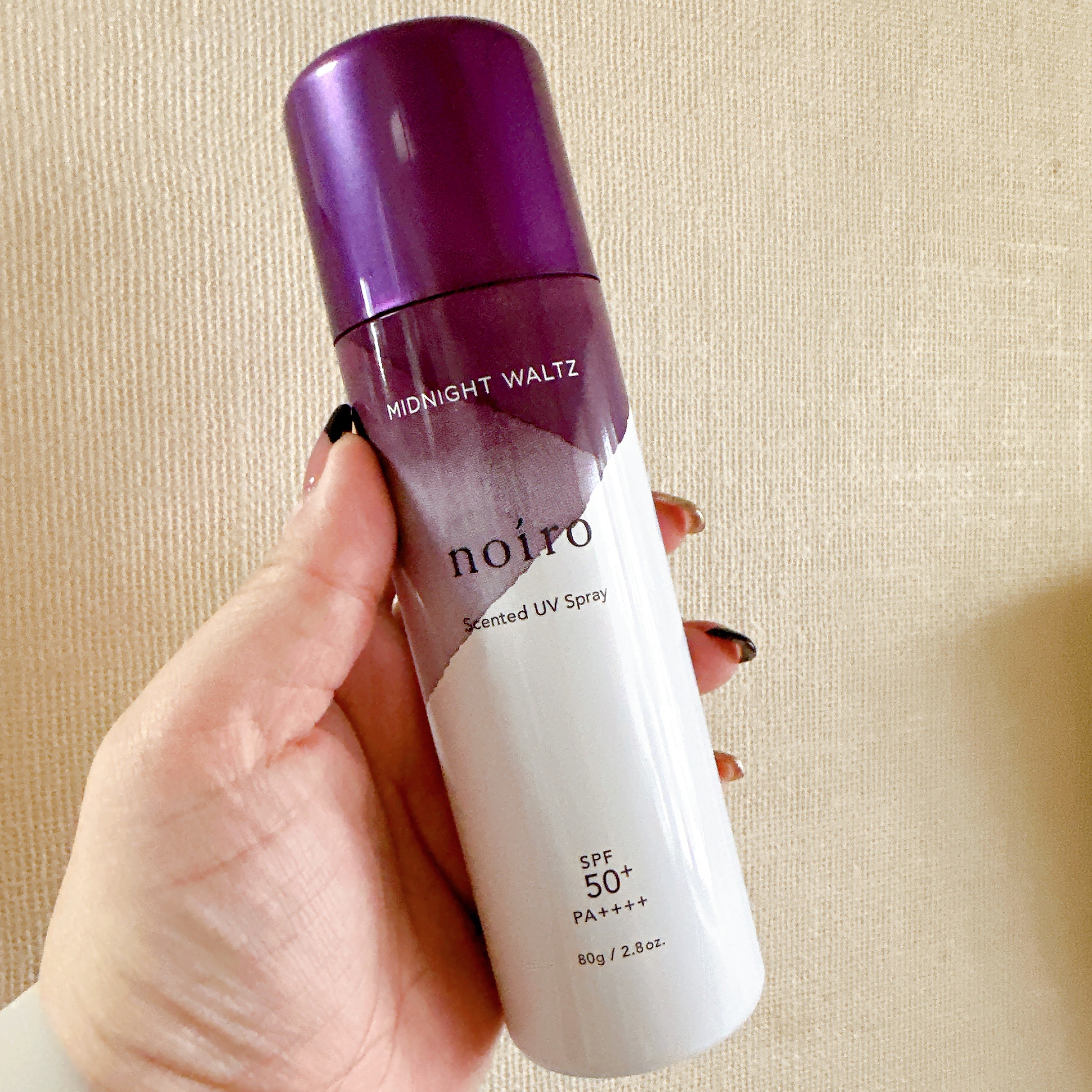 センティッド UVスプレー MW（ミッドナイトワルツ）/noiro/日焼け止めミスト・スプレーを使ったクチコミ（1枚目）