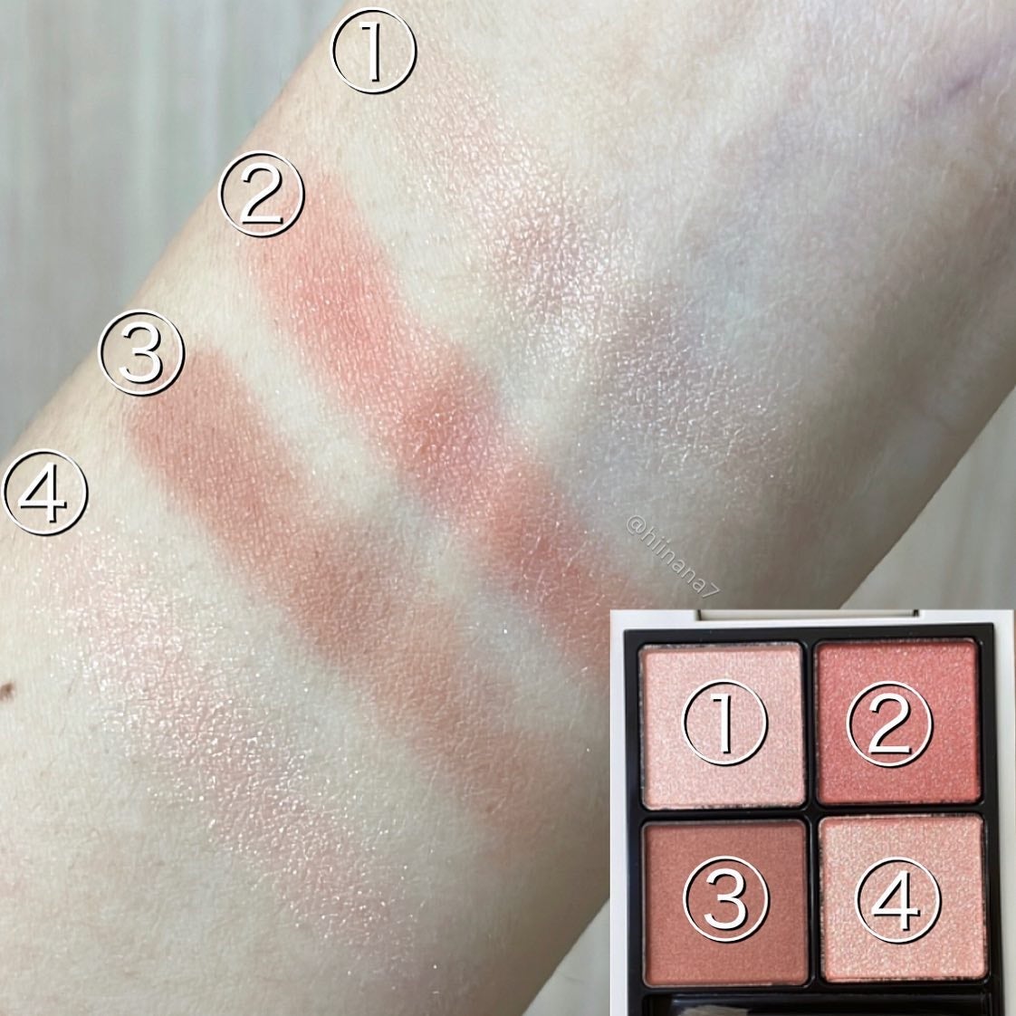 RMK シンクロマティック アイシャドウパレット/RMK/アイシャドウパレットを使ったクチコミ(2枚目)